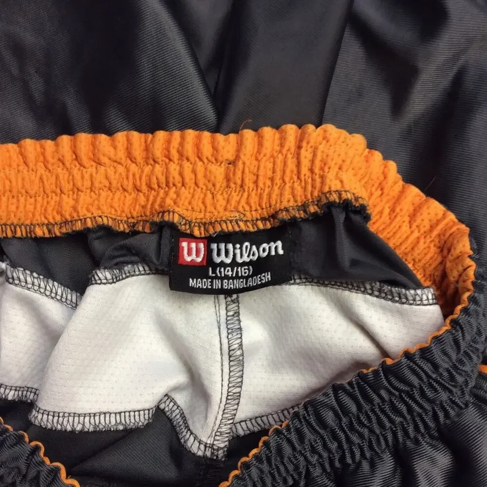 Wilson Boys Basketball Shorts Large 14 16 Gray